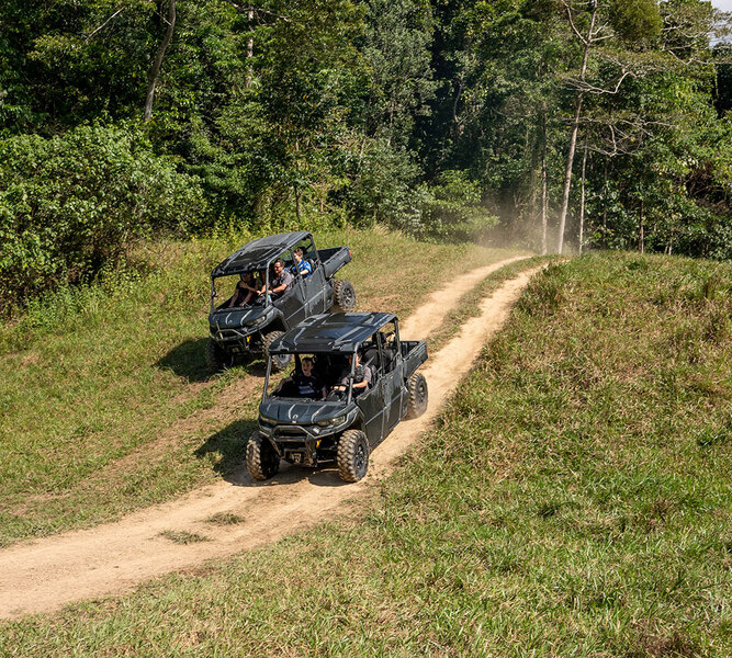 Cassowary Falls Two ATVs – Daintree Sensations - Food Bus Tour