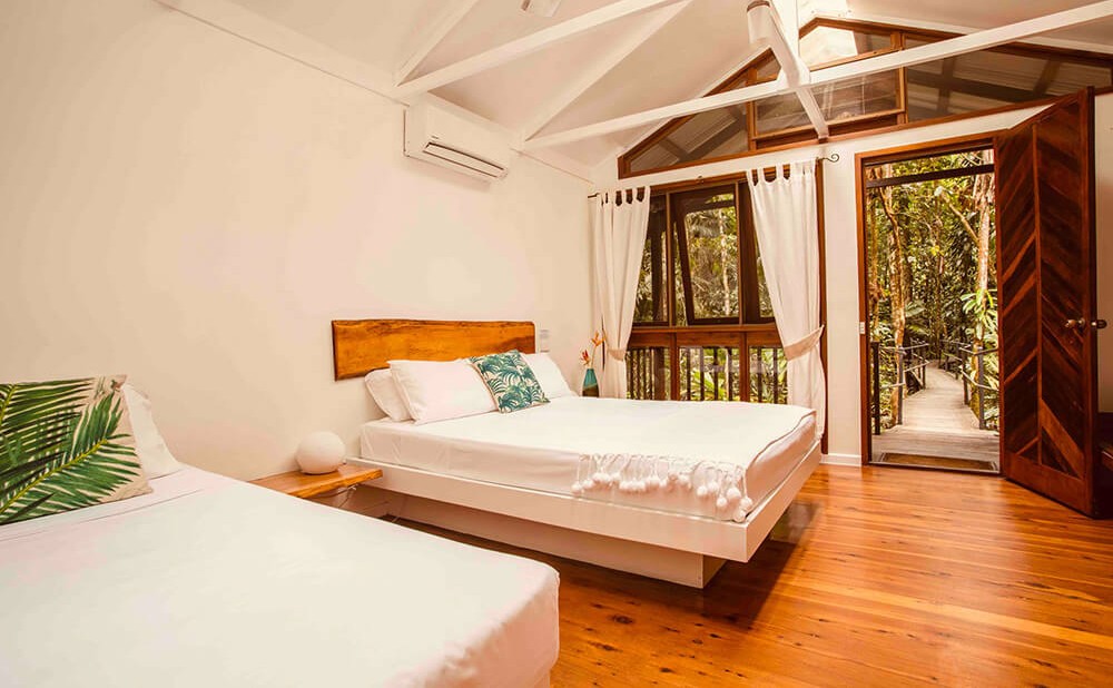 Daintree Wilderness Lodge Bedroom triple cabin