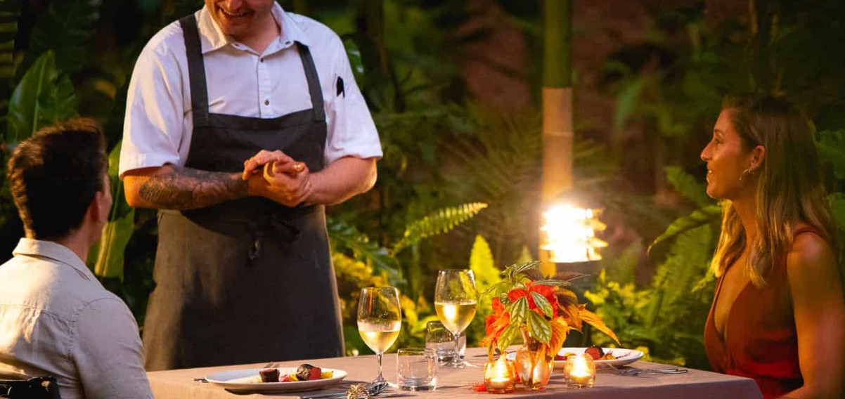 Daintree Ecolodge Waiter – Julaymba Restaurant - Daintree Ecolodge